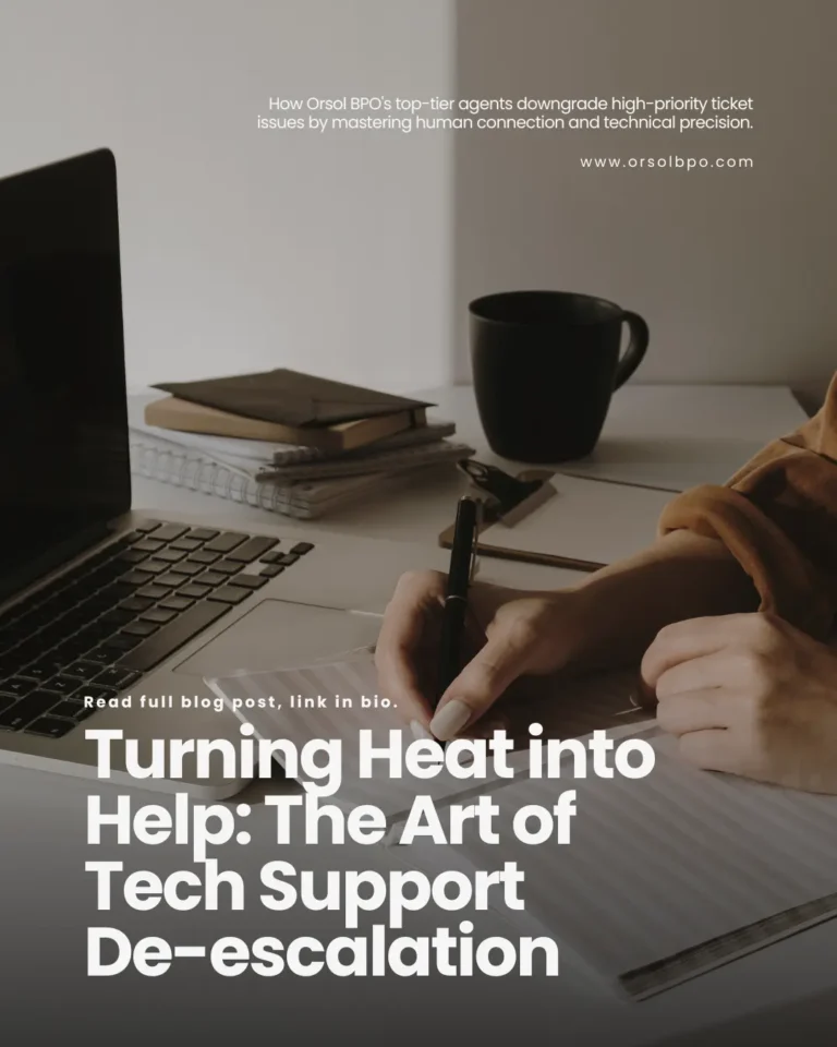 Turning Heat into Help: The Art of Tech Support De-escalation